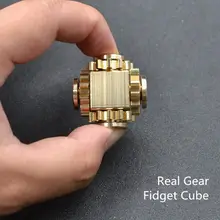 Супер Мини четыре шестерни кубик палец ручной Спиннер помочь добавить страдающие СДВГ снять стресс беспокойство аутизм взрослых детей Подарки