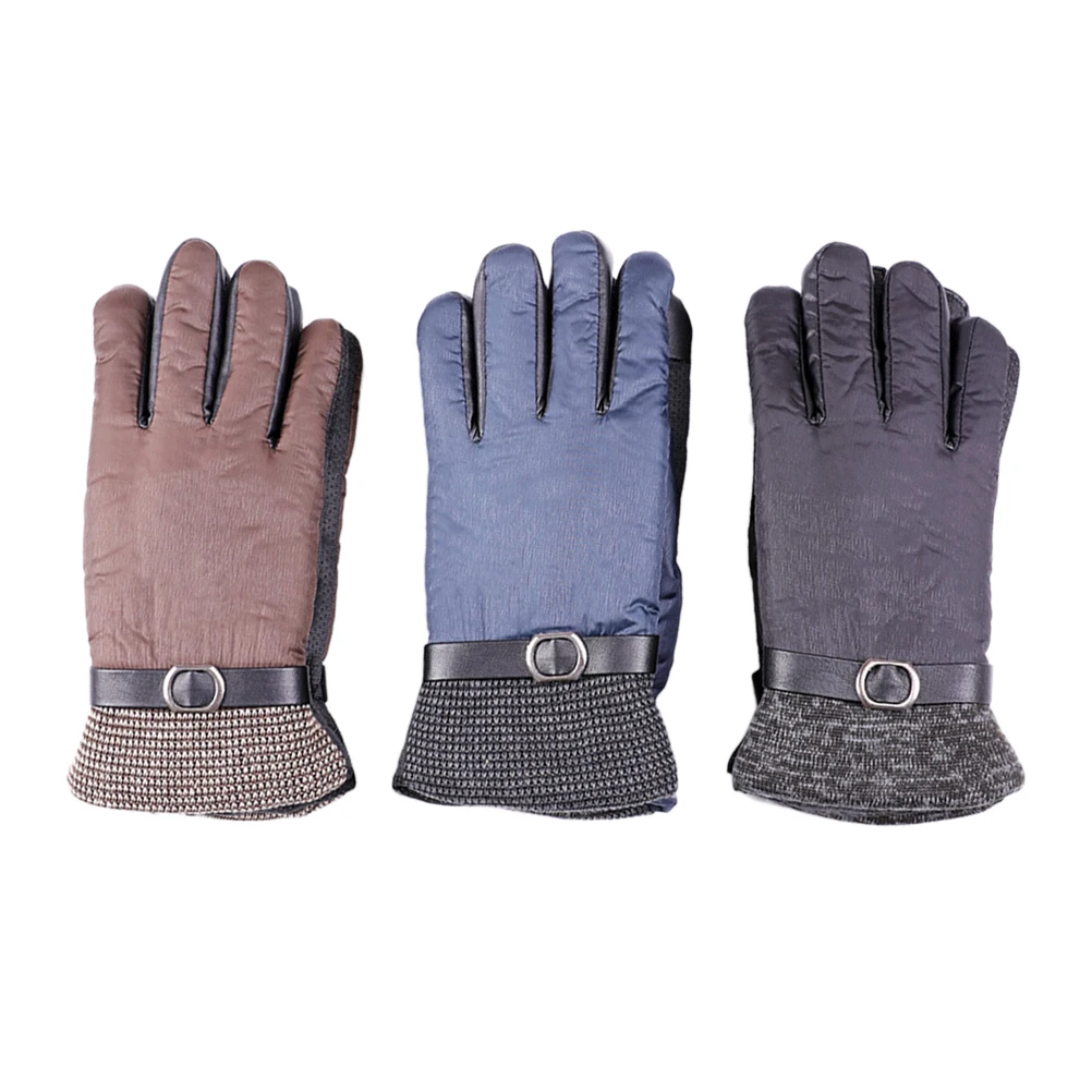 

1Pc Touch Screen Glove Non-slip Silicone Keep Warm Down Cloth Running Outdoor Sports Glove Winter Glove Anti-cold Equipment