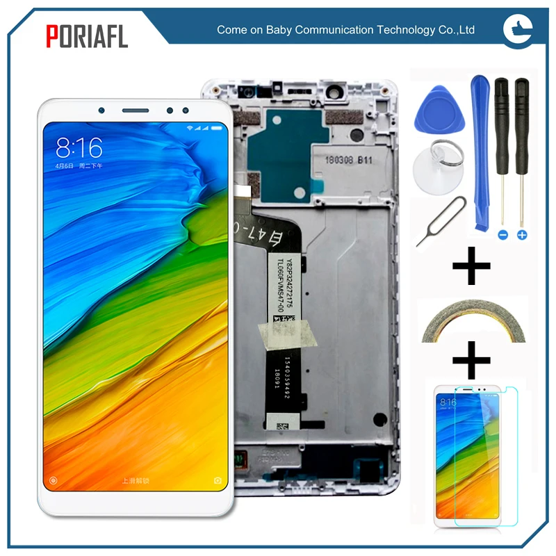ЖК-дисплей с сенсорным экраном и дигитайзером для Xiaomi Redmi Note 5 Pro качество AAA +