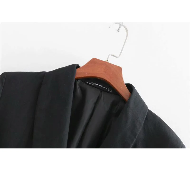 2019 autumn new suit style dress lapel double-breasted suit dress female 2019 autumn new suit style dress lapel double-breasted suit dress female