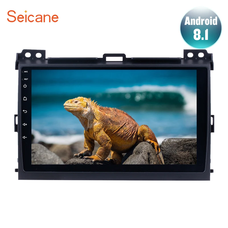 Автомагнитола Seicane 2DIN GPS Android 9 1 дюймов мультимедийный плеер для 2007 2008 2010 Toyota Prado