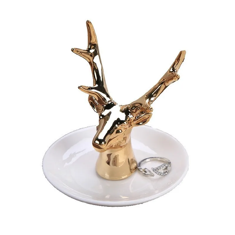 

Small Flamingo Unicorn Decorative Dish Plate Porcelain Jewelry Dish Necklace Ring Tray Storage Trinket Vanity Dish