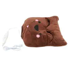 Электрическая грелка для ног подогреватель тепла для ног согревающее одеяло коврик мультфильм форма ноги ручной корпус подушка с подогревом 220 В