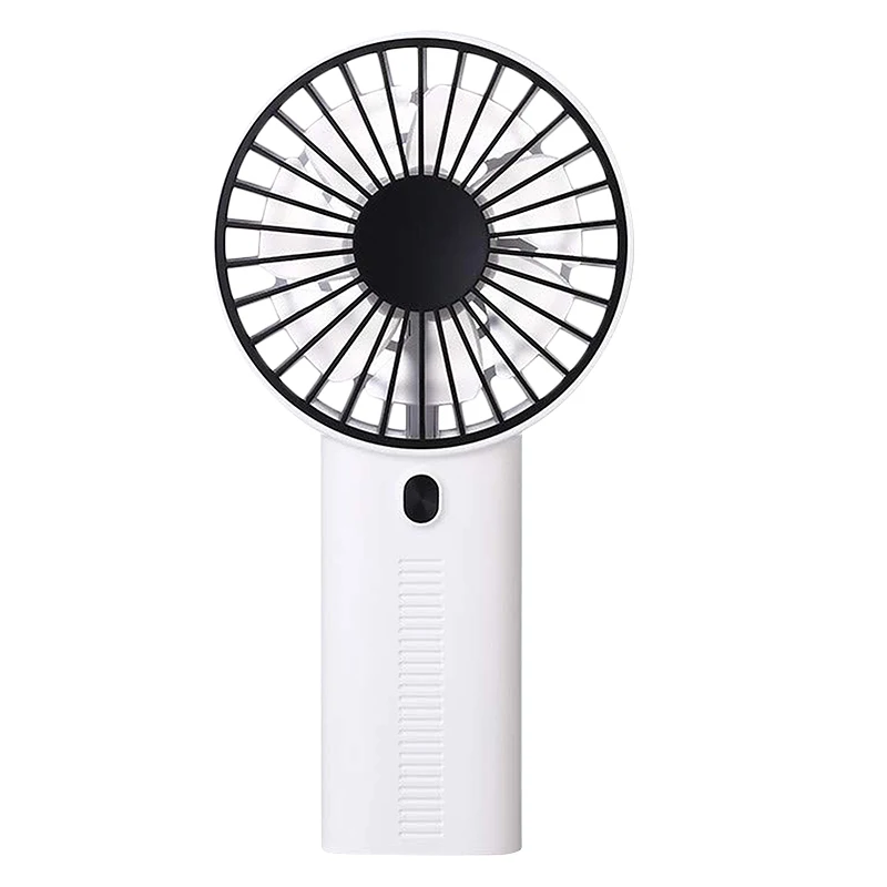 

Mobile Phone Bracket Mini Fan Portable Usb Rechargeable Air Conditioner Summer Cooler Fan (White)