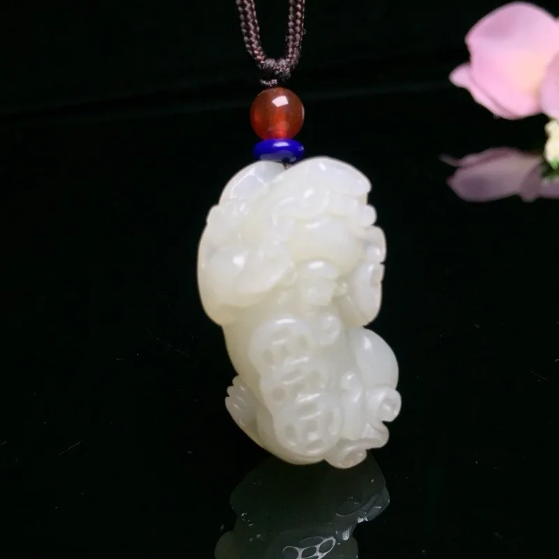 

2019 Popsocket Hot Sale Limited Boys Circle Fairy Natural Pendant Buda Chakra Wild The Mythical Hetian Three Money