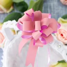10pcs/set Pull Bow Gift Ribbons Flower Wrappers For Wedding Events Birthday Decoration Happy New Year Christmas Gifts Decoration