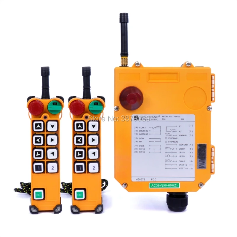 TELECRANE F24 8S (2 Transmitter+1 Receiver) Industrial Wireless Radio
