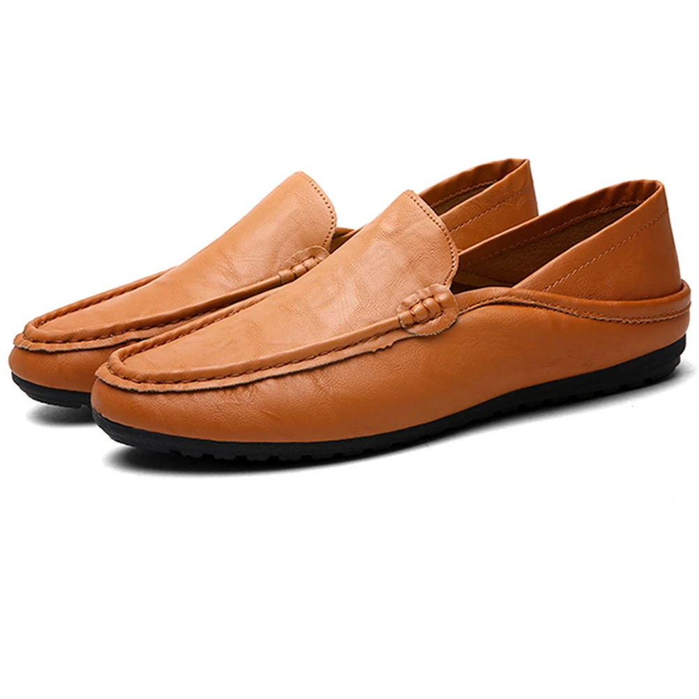 

New Breathable Loafers Men Lather Casual Shoes Spring High Quality Driving Moccasins Male Slip On Leather Loafers Men Flat Shoes