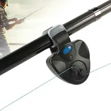 Малый звук электронная сигнализация черный коврик рыбы светодиодный мини беспроводной рыбалка укус чувствительной интимные аксе