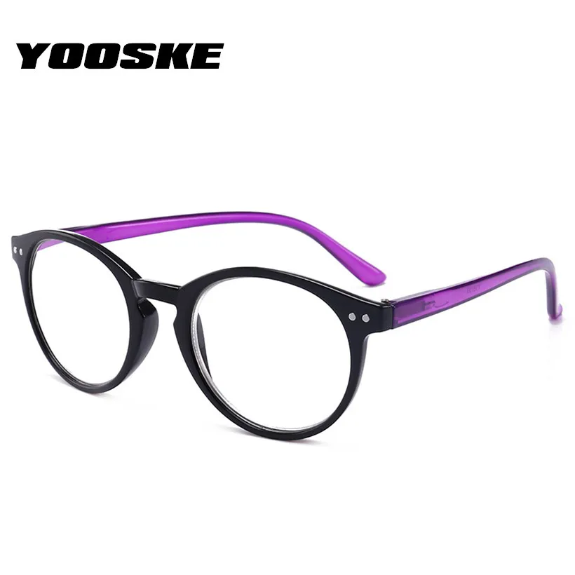 YOOSKE небьющиеся очки для чтения для женщин и мужчин сверхлегкие анти усталость дальнозоркости очки+ 1,0 2,0 3,0 4,0