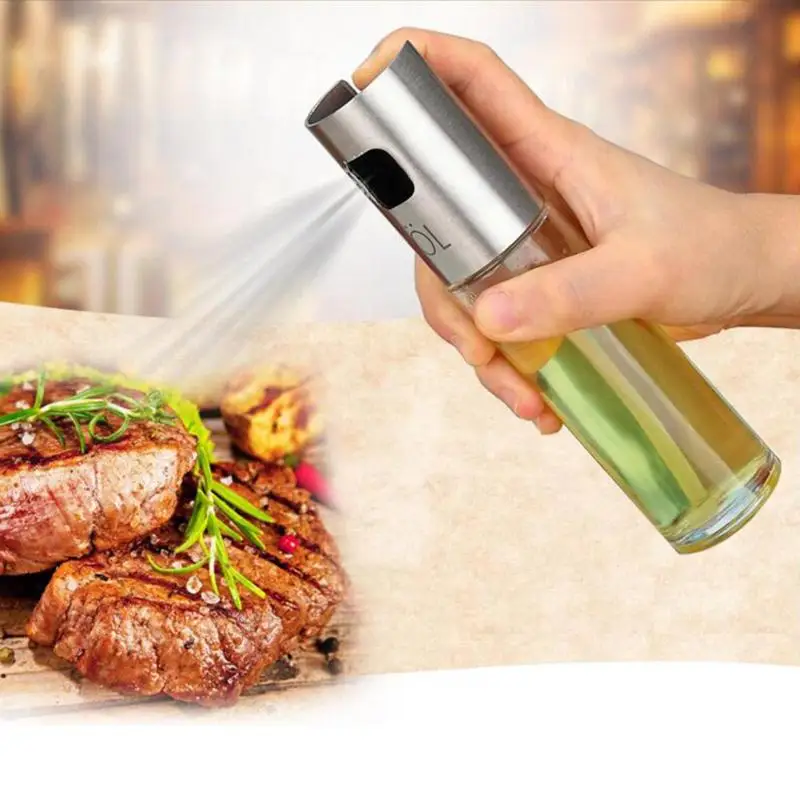 Spray Bottles Refillable Oil Vinegar Mist Spraying Bottle Water Pump