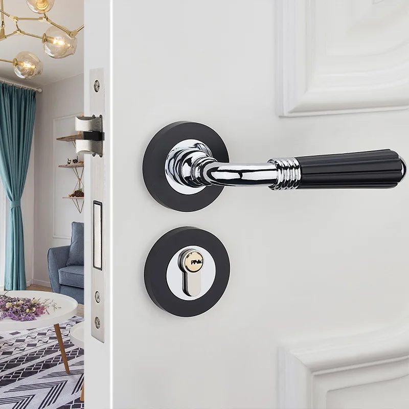 1 Set Simple Fake Door Lock American Style Retro Bedroom
