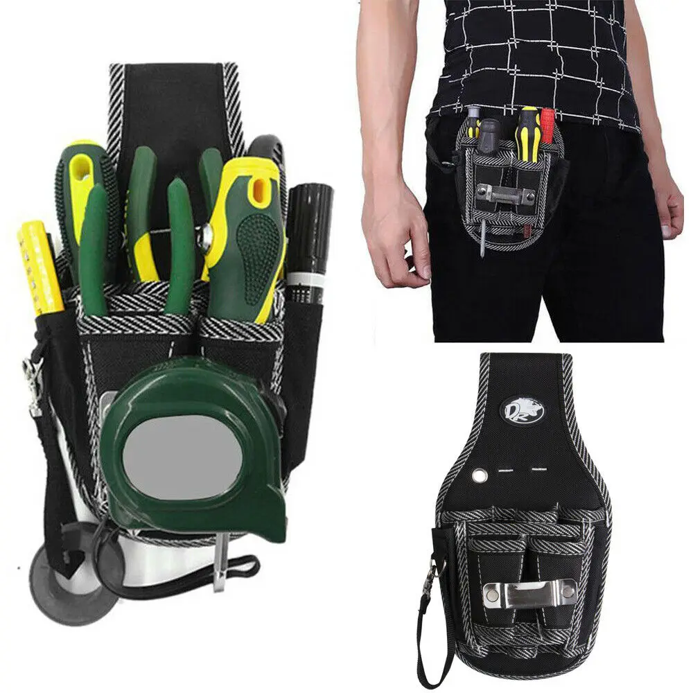 

Electrician Waist Pocket Tools Belt Belt Nylon Fabric Pouch Bag Screwdriver Kit Storage Bags