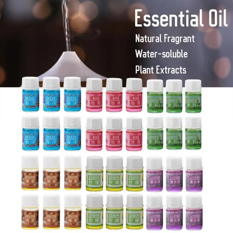 6Pcs/set 3ML Natural Fragrant Aromatherapy Water-soluble Essential Oil for Humidifier Improve Sleep Body Relax | Красота и здоровье