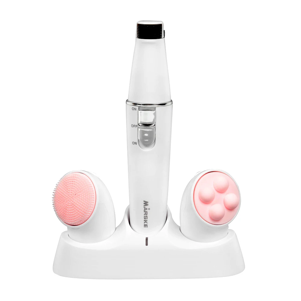 MS 6222 3 in 1 Electric Epilator with Epilation Massage Cleansing Head