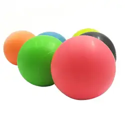 Многоцветное сообщение Yoga Ball Healthy TPE Muscle Relaxation Fascia Ball легко чистить фитнес-массажный мяч аксессуары для йоги