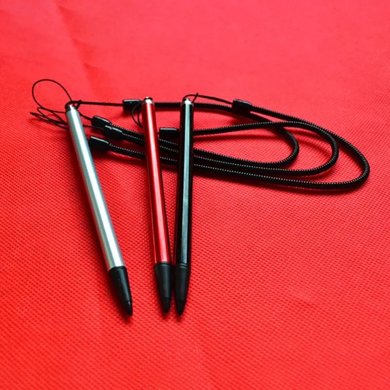 

Stylus Pen Universal Metal Resistive Touch Screen Stylus Pen With Spring Rope For POS PDA Navigator Touch Pen Caneta Touch