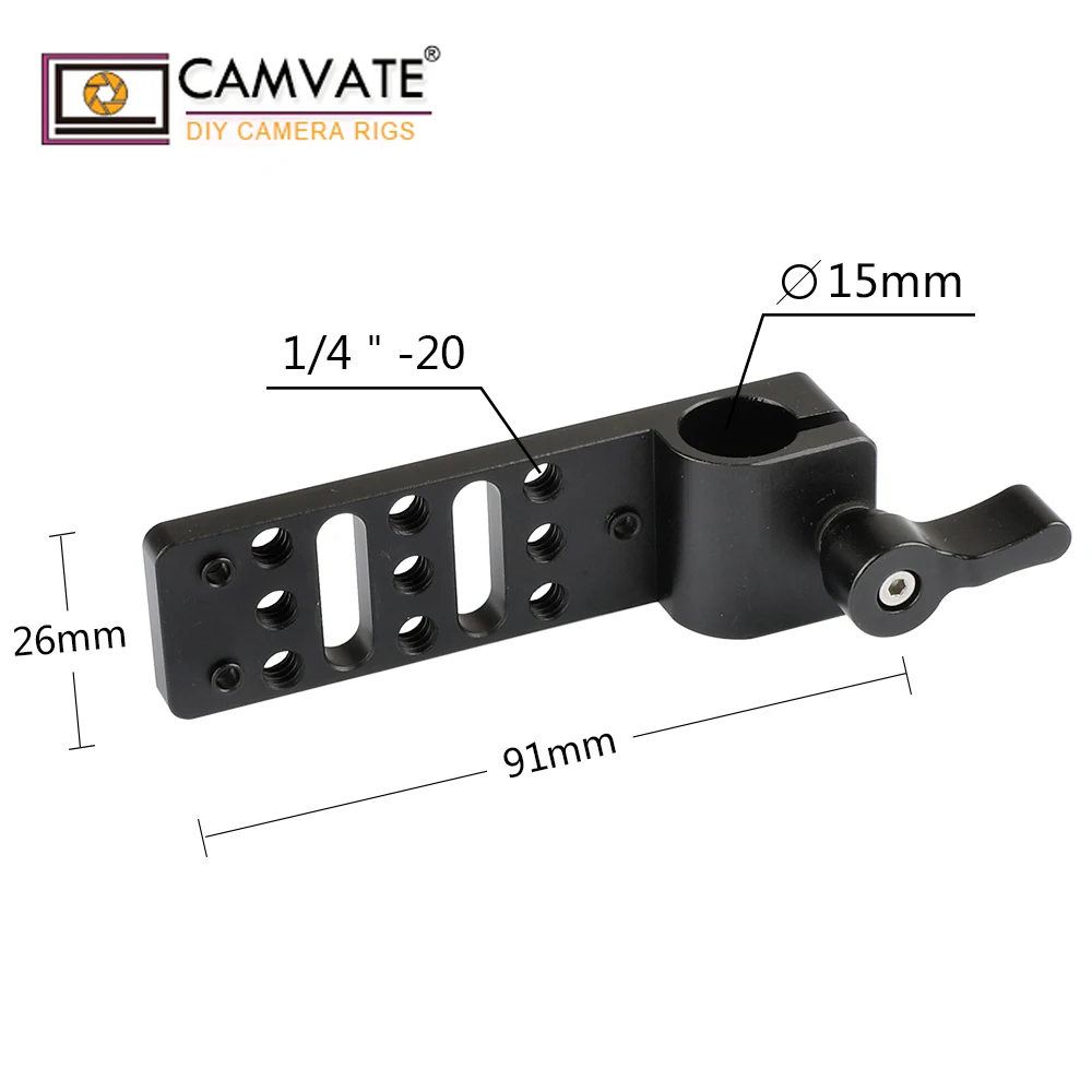 CAMVATE 15 мм стержень зажим cheesepate для розетки C1949