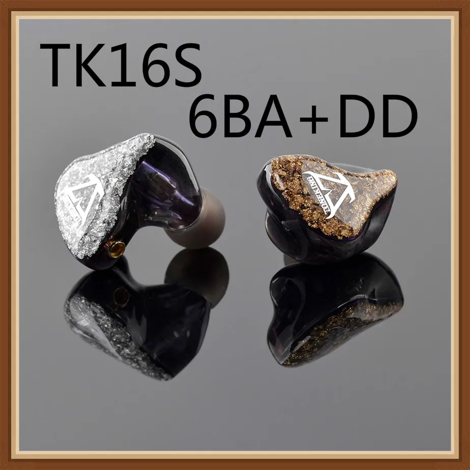 2019 Toneking TK16S Knowles 6 сбалансированная арматура + Danymic гибридные 6BA DD 14 блок Hifi