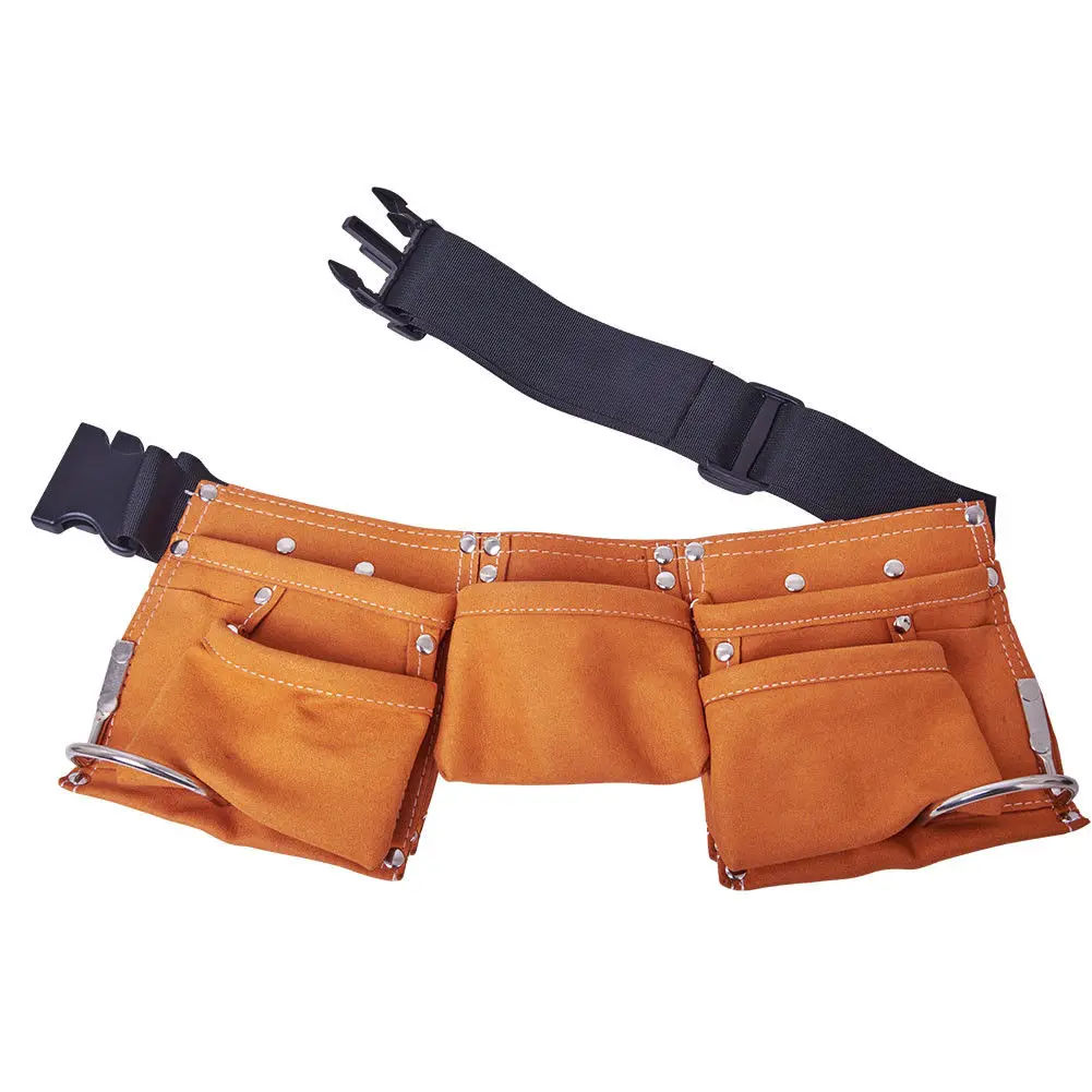 

Multi Tool Work Belt Leather Bag Storage Tools Tool Belt Waist Bag High Quality