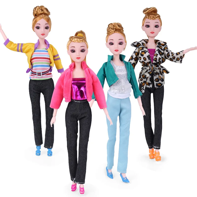 

single sale Casual Outfit Mixed Style Daily Wear Blouse T-shirt Trousers Skirt Jeans Accessories Clothes For Barbie Dolls Gift