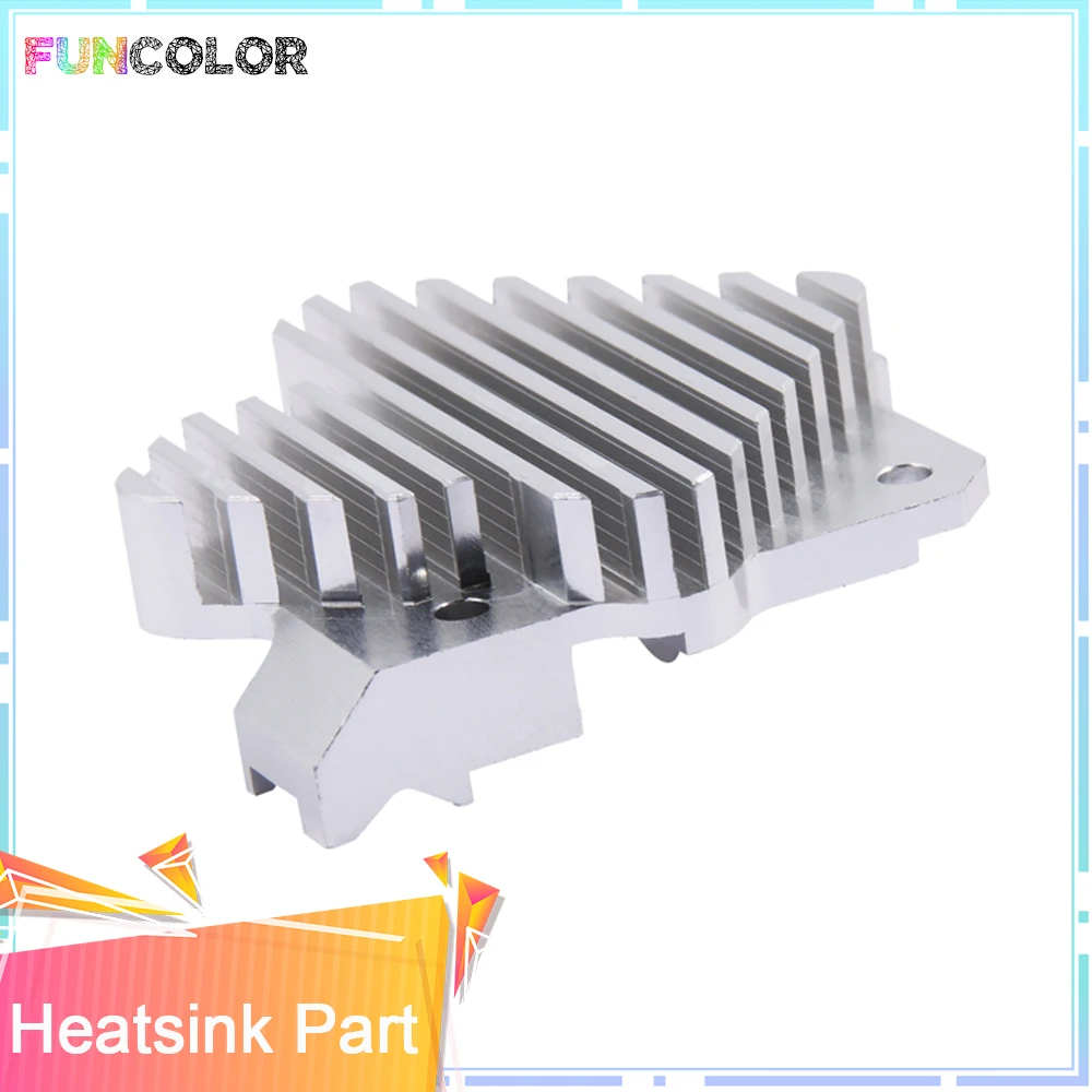 

B0717 Heated Block Upgrade Titan Aero Heatsink Part for 1.75mm Filament Hotend with Block 3D Printers Accessories Short Distance
