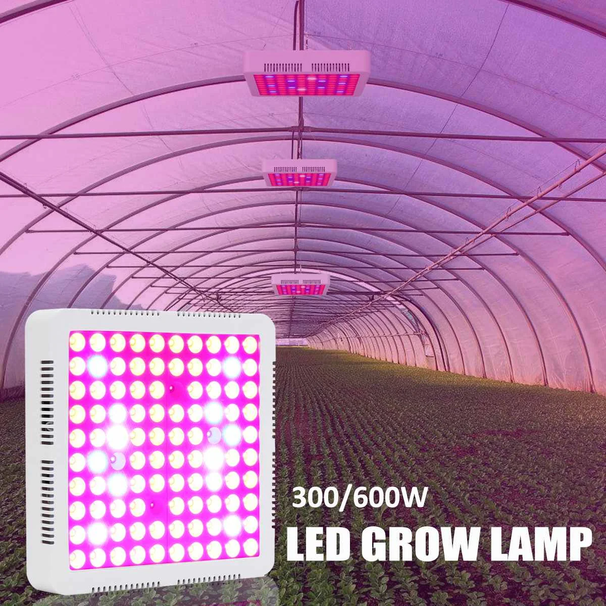 

Full Spectrum 100 LEDS Plant Grow Led Light for Greenhouses Seeds Flower Veg Hydroponic Indoor Plant Flowering Growth 600W