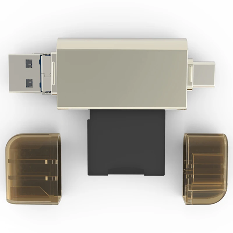 Алюминиевый сплав все в 1 Usb 2 0 Type C кардридер Sd Tf Micro Android телефон Otg карта памяти