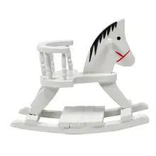 Миниатюрный Кукольный домик, набор, супер милый маленький троянский стул, сделай сам, детская комната, миниатюры для кукольного домика 1:12, аксессуары, троянская лошадь