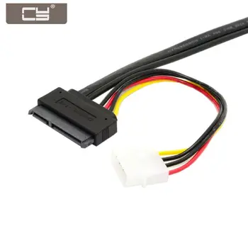 

CYDZ Power eSATA Combo to SATA 22Pin IDE 5V 12V for 3 5" 2 5" Hard Disk Cable 50cm