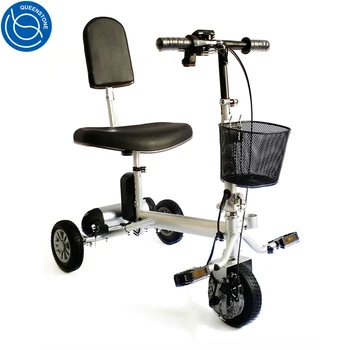

Steering column detachable folding mobility scooter for elderly people