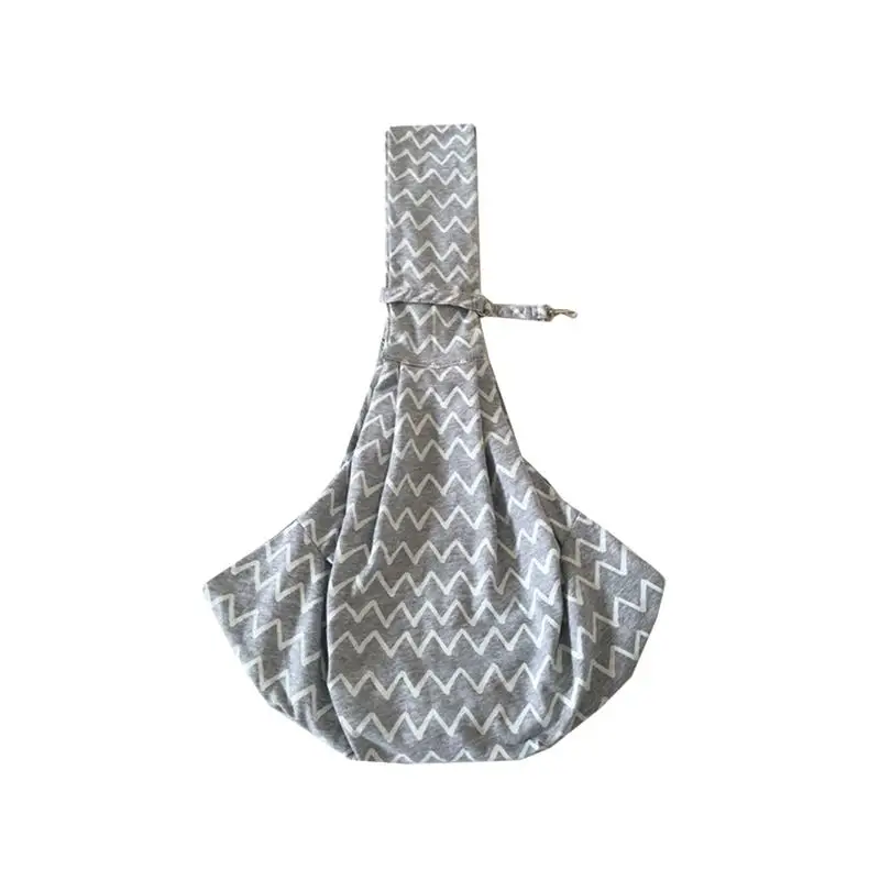 Сумка для домашних животных с волнистым узором, прочная хлопковая тканевая мягкая сумка-слинг для питомца, щенка, котенка