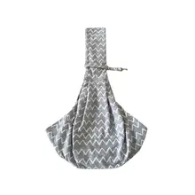 Сумка для домашних животных с волнистым узором, прочная хлопковая тканевая мягкая сумка-слинг для питомца, щенка, котенка