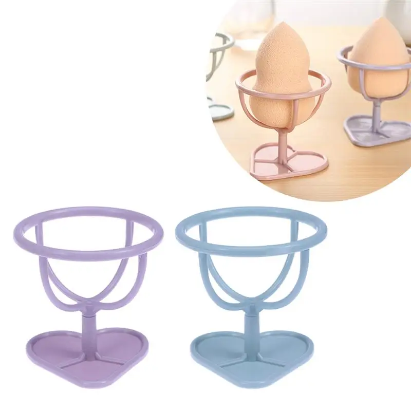 

3pcs Powder Puff Stand Holder Make Up Sponge Storage Shelf Bracket Powder Puff Drying Rack Beauty Shelf Holder Tool