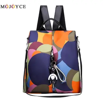 

Oxford Cloth Women Backpacks Multifunction Anti Theft Teenager Girls Shoulder School Bagpacks