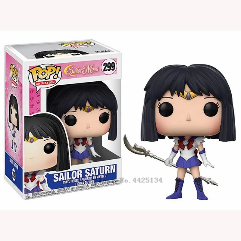 Funko pop Sailor Moon & Luna / CHIBI MOON SAILOR PLUTO NEPTUNE/ URANUS PVC фигурка Коллекционная модель