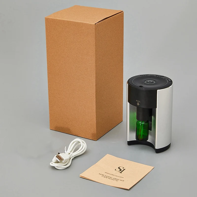 

Waterless Nebulizing Oil Aroma Diffuser Diffuseur Aluminium Alloy Essential Oil Diffusers Aromaterapia Household Home Work Yog