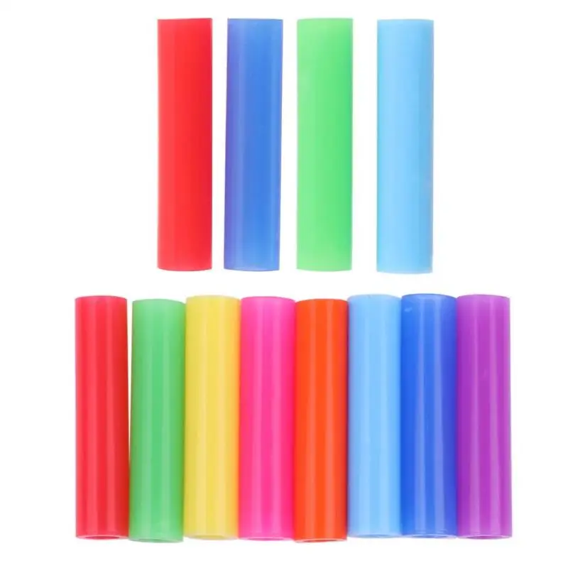 

1 Set Anti-tooth Collision Reusable Drinking Straw Tubularis Silicone Cover Set Teeth Protector Bar Accessories