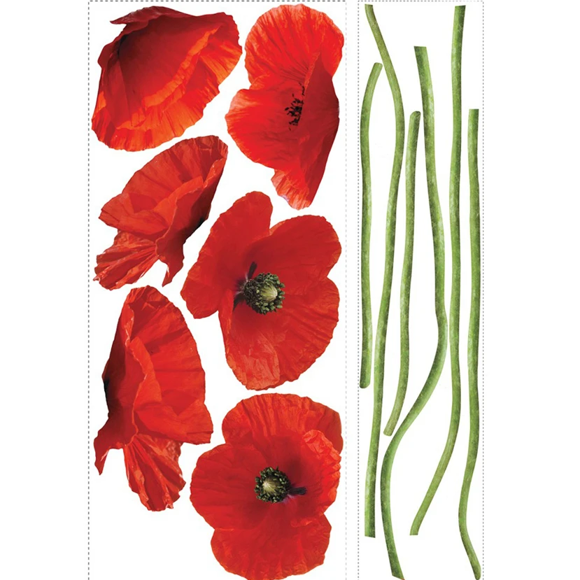Roommates Nursery Baby Room Wall Decor Poppies At Play Giant Wall Roommates Nursery Baby Room Wall Decor Poppies At Play Giant Wall