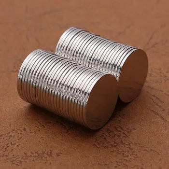 

50Pcs 15x1mm Super Strong Neodymium Disc Rare Earth Small Fridge Magnets N50 Widely Used For Machinery And Electrical Equipment