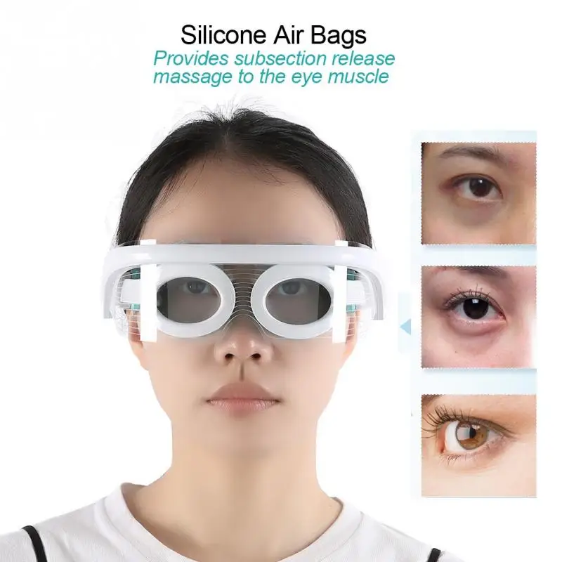 Electric Vibration Eye Massager LED Photon Improve Sleep Rejuvenation