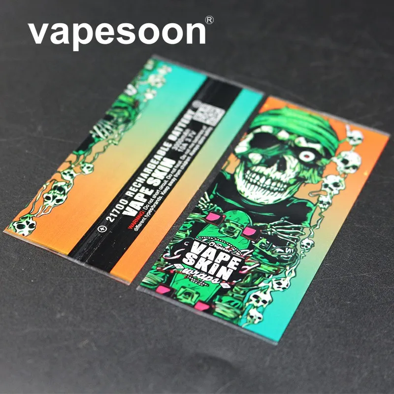 

10pcs battery wraps beautiful pattern style Battery protected 20700 and 21700 battery Wrapper Stickers cover
