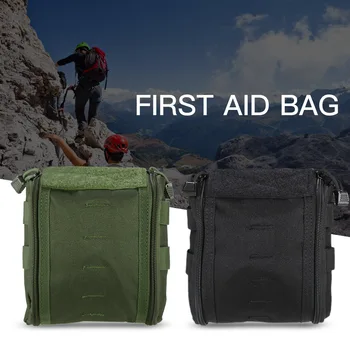 

Lixada First Aid Kit Empty Bag Travel Emergency Survival Pouch Medical Storage Bag Medical Molle Pack Pouch First Aid Bag