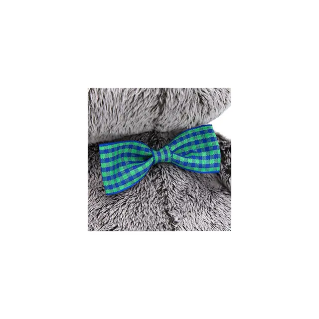 Мягкая игрушка Budi Basa Кот Басик с сердцем из бархата, 19 см