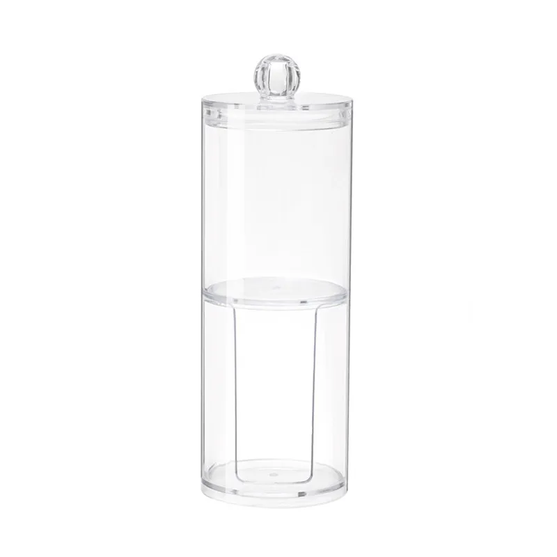 Acrylic Cotton Swab Makeup Organizer Storage Box Cosmetic Makeup Cotton Pad Organizer Jewelry Storage Box Holder and Candy Jars