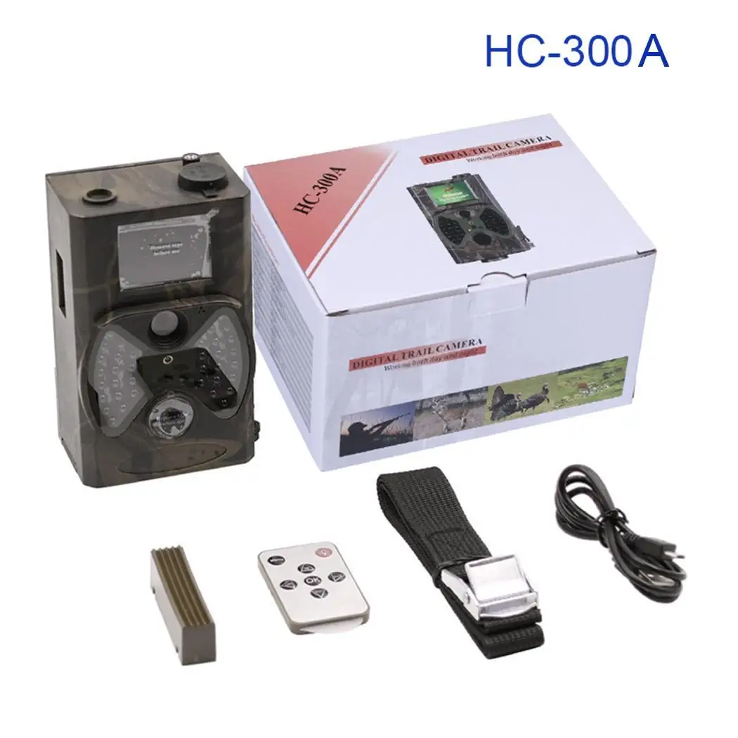 

Waterproof HC-300M Infrared Night Vision Surveillance 9 > 48 db Outdoor Hunting Kit Camera 0.001 Lux 20 meters
