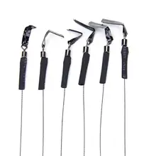 30 шт./лот Без Бородки Размеры 6/8/10# Карп Рыболовный крючок с буровые установки для волос снасти для рыбалки на карпа аксессуары крючки Pesca крючки