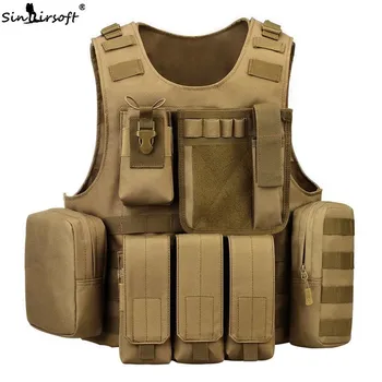 

Tactical Professional Amphibious Vest Airsoft Tactical Military Gear Molle Combat Assault Plate Carrier Army Hunting Swat Vest