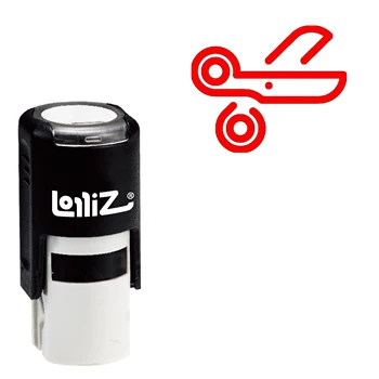 

LolliZ Scissors Self-Inking Rubber Stamp - Modern Symbol Series