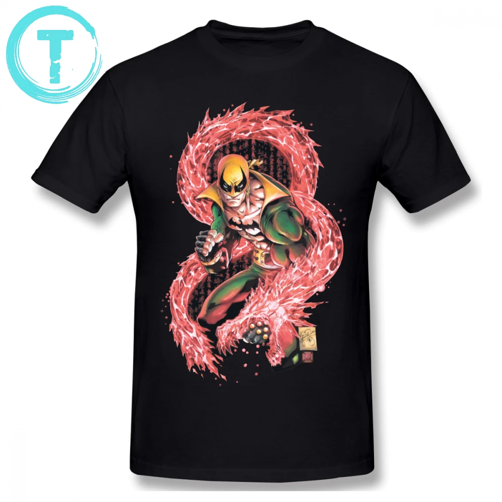 

Iron Fist T Shirt Iron Fist Chi Dragon T-Shirt Streetwear Mens Tee Shirt 6xl Awesome Print 100 Cotton Short Sleeve Tshirt